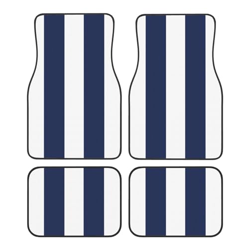 Alfombrillas antideslizantes para coche juego de 4 unidades azul medianoche