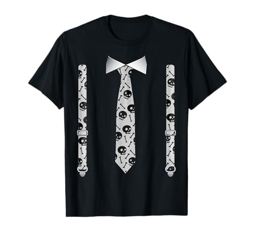 Corbata Con Tirantes Tuxedo para Halloween Camiseta