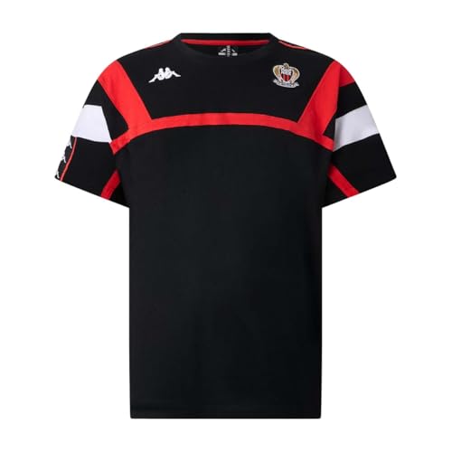 Maillot OGC Nice Noir Football Homme avec bande Kappa Frairy