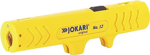 Jokari Kabelverarbeitungs-Set (mit Kabelmesser No. 28, Kabel-Entmanteler No. 12 und Abisolierzange Super 4 Plus, für Rundkabel Ø 8-28 mm) 490107