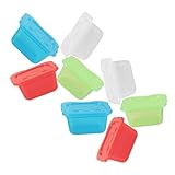 BESPORTBLE 8個 狮子型密封ベビーフード保存容器 製 冷蔵冷凍対応 電子レンジ可 離乳食や果物野菜の鮮長持ち 食品保存ボックス