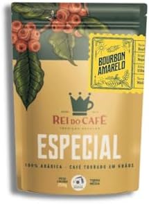 Café Especial Bourbon Amarelo Moido Torra Média 250 g REI DO CAFE...
