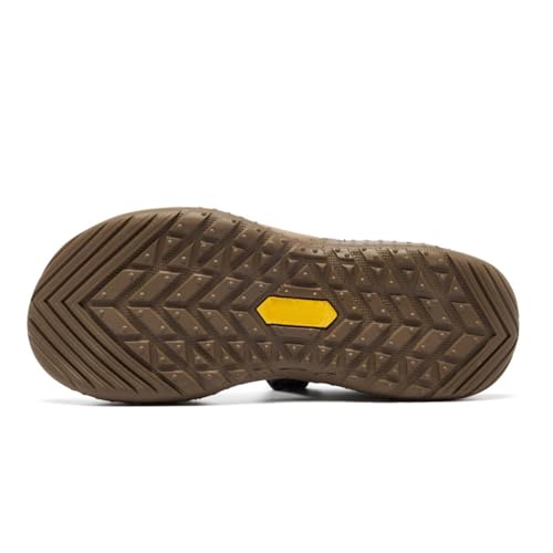 Mens Hiking Sandals Open Toe Athletic Sport Sandals Leather Lightweight Non-Slip Trail Walking Casual Water Shoes3