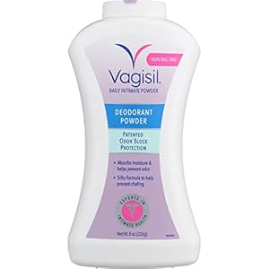 Vagisil Deodorant Powder Talc-Free – 8 oz, Pack of 5