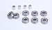 Abec-7 Bearings for Skateboard Wheels by Tiger Boards