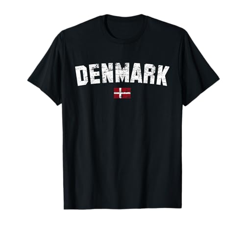 DÄNEMARK Flagge | Damen Herren Kinder | College DÄNEMARK T-Shirt