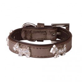 Chadog Collar de Piel 20 mm/33 – 40 cm