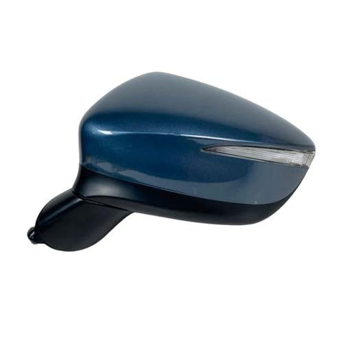 サイドミラー 右用 マツダ用 CX5用 2013 2016用車用バックミラーアセンブリ 電動角度調整折りたたみ式ヒーター付きブラインドスポットモニタリング付き(T 9Wire-Left)