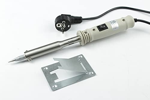 edi-tronic Lötkolben mit Schalter 100W Dauerlötspitze Lötgerät Löten mit Halterung