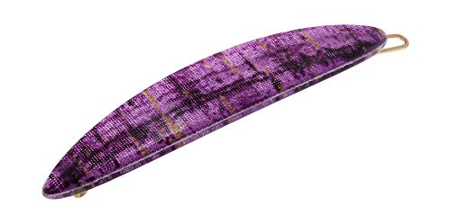 France Luxe Tige Boule Barrette- Cork, Cork Purple