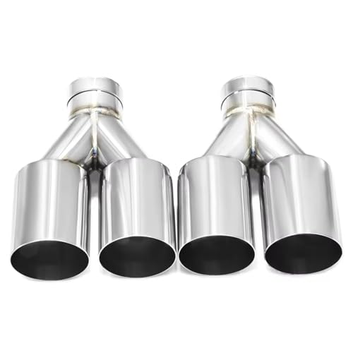 Tubo de escape doble plano brillante: adiós a la cola oxidada de tu coche 5