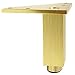 ZXZJ Pieds de meubles tout en aluminium, armoires de télévision réglables, lavabos, armoires de salle de bain, pieds de support, pieds de canapé de table basse/d'or / 80mm