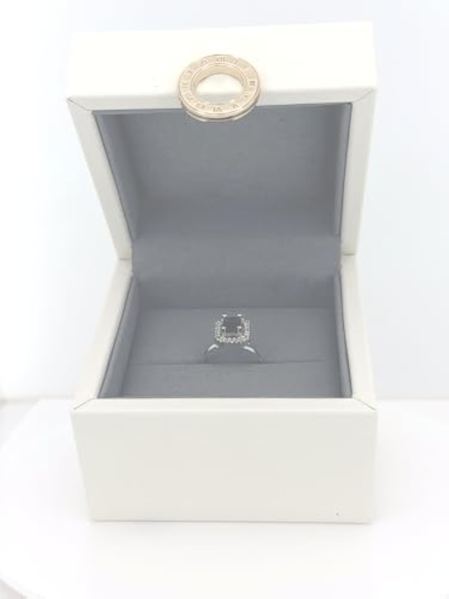 EternaBox Premium Jewellery Ring Gift Case, White