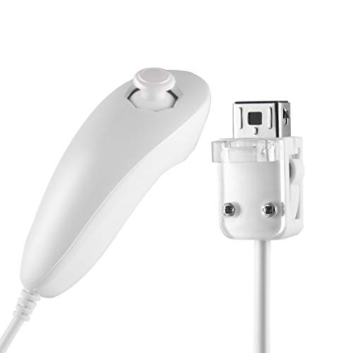 image for MOLICUI Wii Nunchuck Controllers, Replacement Nunchuck Remote Gamepad 