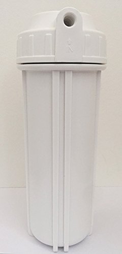 Récipient pour cartouche filtrante 10 pouces et boîtier de filtre à eau blanc 1/4 multi-taille