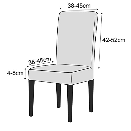 Housse de chaise à long dossier jacquard spandex marron x2 - 3