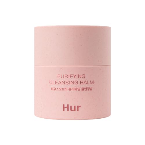 House of Hur Purifying Cleansing Balm, Sherbet-Type Formulation, Practical Grinder Type - effectively eliminating makeup residue and blackheads without causing dryness or irritation