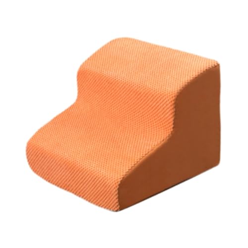 Leefasy 犬用ステップ 犬用はしご ハイベッド用 滑り止め ソフト ペット用ランプ ドッグステップ 踏み台 犬 階段 ステップ ペット階段犬用スロープ 犬用ランプ 高密度フォーム ペット用ステップ 室内犬 高齢犬 老犬介護 ケガ防止 カバー取り外し