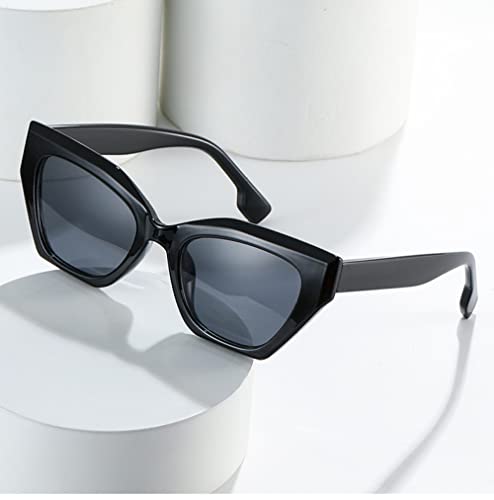 HMRGLMIE-Retro Cat Eye Luxury Sunglasses For Women Men Fashion Designer Sun Glasses Polygon Trending Shades UV400 Eyeglasses2