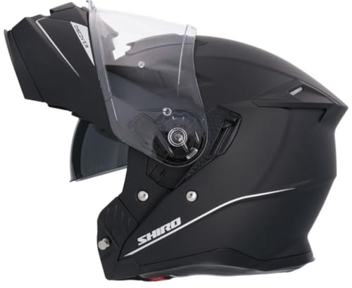 Shiro Helmet Casco Modular FF950 Discover Negro Mate (XL 61/62)
