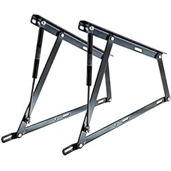 Canapé Arcon CAMBIA TUS MUEBLES - Pack 2 bisagras para canapé de 1100N, con resortes, para cama individual y de matrimonio, Acero aleado.