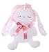 LB-7023-4 Weiß Langohr Einhorn Hase 35cm niedlich Gesicht Plüsch Kettenriemen Lolita Tasche Kawaii