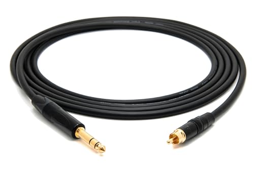 Câble audio Mogami 2534 Quad Jack TRS vers RCA pour liaison HiFi haut de gamme
