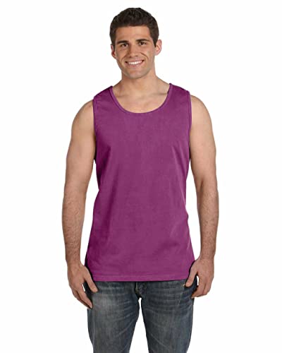 Image of Comfort Colors Men's Adult Tank Top, Style 9360 (Small, Boysenberry)
