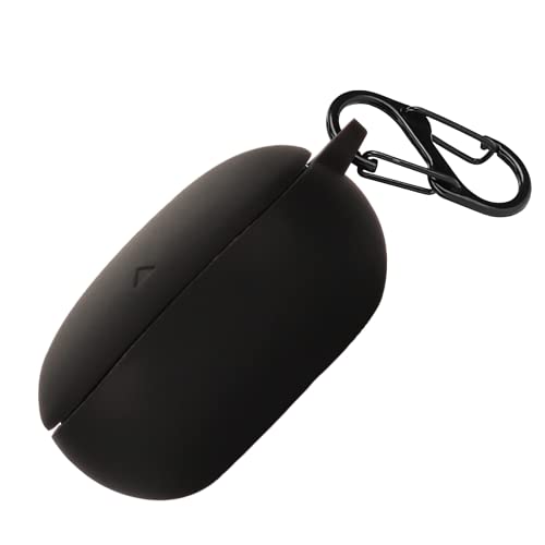 対応 SOUNDPEATS Mini Pro HS ケース 収納カバー カラビナ 紛失防止用のフックを搭載した ワイヤレスノイズキャンセリングイヤホンシリコン 専用【全面保護 軽量小型 防水 防塵 防震 傷つきにくい 柔らかなシリ滑り止め スリム 耐衝撃性