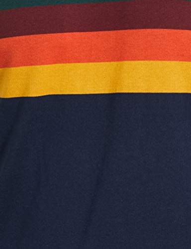 Image of Max Men's Striped Slim Fit Crew Neck T-Shirt