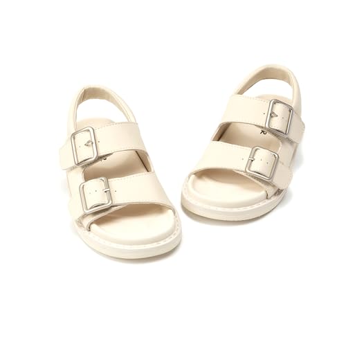 Girls Open Toe Flat Sandals Summer Casual Sandals Shoes Toddler/Little Kid/Big Kid
