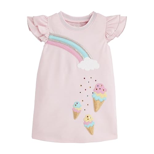 Mud Pie Baby Girls Children's Sparkle Tshirt Dress