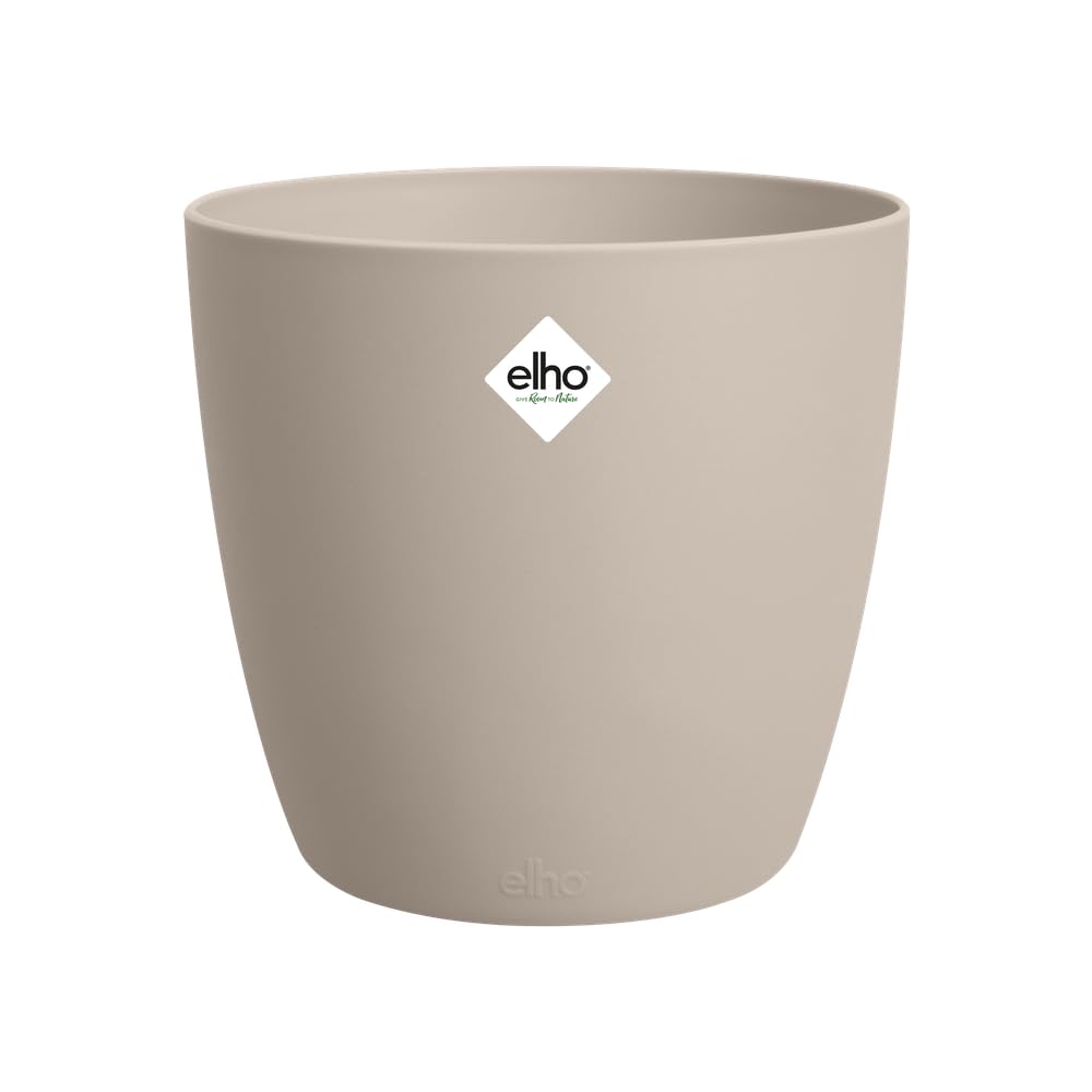 elho Brussels rund 22cm Blumentopf - Mushroom Beige
