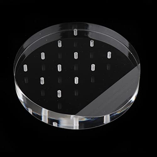 Soporte transparente para brocas de taladro de uñas miniatura 3