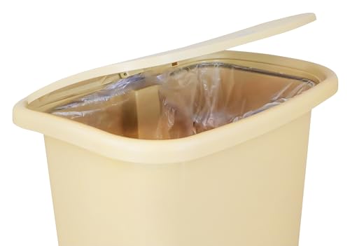 Detecto, WM-13BEG, Waste Mate Plastic Waste Receptacle, 13 Gallon, Beige