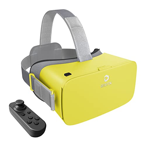 Image of virtual reality headsets for phone (faint yellow) no Controller