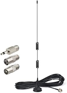 Bingfu DAB FM Antenna Magnetic Base FM Radio Aerial for Denon Pioneer Onkyo Marantz Sherwood Indoor Digital DAB Radio FM Radio Bluetooth Stereo Receiver AV Audio Vedio Home Theater Receiver