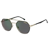 Carrera Unisex CARRERA 303/S Sunglasses, Gold Green, 53 mm