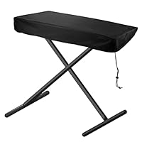 Klavier Abdeckung 61 Tasten, Abdeckung für Klaviertastatur mit Kordelzug zum Schutz Elektronischen Klaviertastatur (98 x 42 x 16 cm)