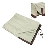 Points d'accès pratiques : conçue avec des fermetures avant et latérales, cette housse permet un placement et un retrait faciles du bois de chauffage, ce qui permet d'accéder rapidement et facilement à vos bûches chaque fois que vous en avez besoin.