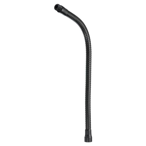 PATIKIL 16 Microphone Gooseneck, 5/8-27 Thread Metal Universal Hose Flexible Arm Gooseneck Tube Extension for Multifunction DIY, Black