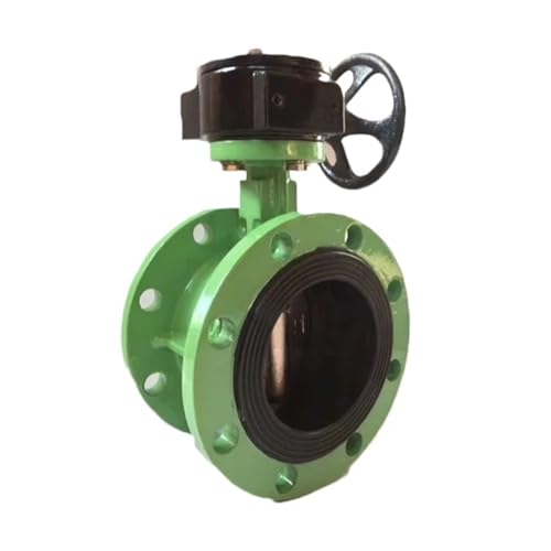 DN450 450mm cast iron body ductile disc Double Flange