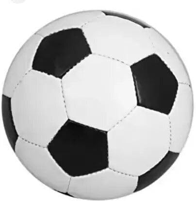 Black and White Football with Pump and NIDDLE Size -5 Football - Size: 5 (Standard, Pack of 2, Multicolor)-image-13