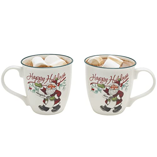 Set de 2 tazas de porcelana Pfaltzgraff Winterberry 20 oz miniatura 4