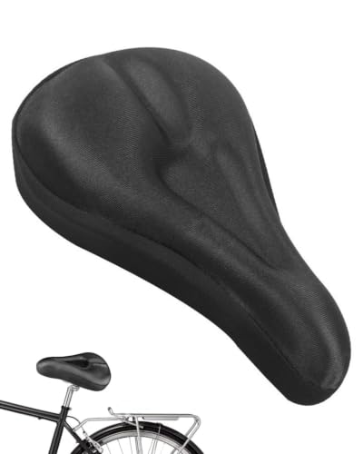 GAJUS Housse de Selle de Vélo en Gel Ultra Confortable - Protection Rembourrée Épaisse Absorbant les Chocs,Housse Gel et Couvre Selle Velo Confortable...