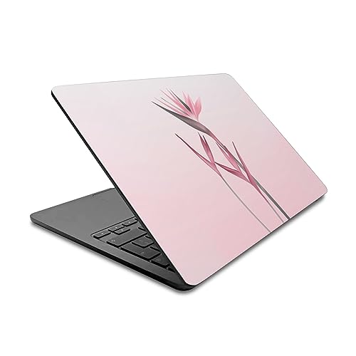 Autocollant MacBook Air 13.6 Fleur Tropicale au Bureau et Café