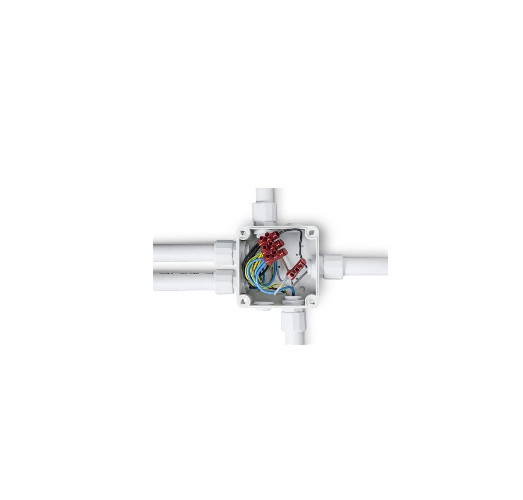 RASMACOR | Pack 2 Regleta conexion 16mm² para Cables con Cubierta Protectora | Terminal de conexión | Empalme Cable electrico | Tekox Pro 16mm² | Nuevo Formato 12 Polos