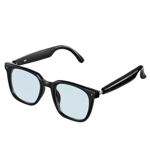 Smart Glasses with Open Ear Speaker & HD Mic - Voice Assistant Compatible, Blue Light Blocking & UV400 Polarized Lens, Touch Control for Music/Calls, Lightweight Comfortable Design for Men/Women