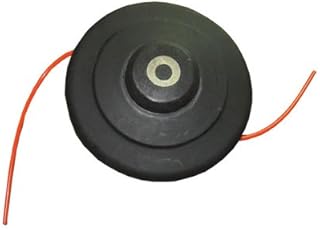 Trueshopping Nylon Replacement Trimmer Head - Brush Cutter Tap and Go with 5m of Spool Line Cord - High Speed Bump Feed, Two Line Head, Pre-loaded
