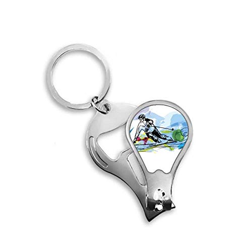 Coupe-ongles ski acrobatique et sports d'hiver DIYthinker